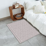 Pink Lace Pattern Leather Mat Soft Non-Slip Waterproof  Doormat - LeobonZone