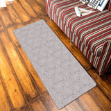 Pink Lace Pattern Leather Mat Soft Non-Slip Waterproof  Doormat - LeobonZone