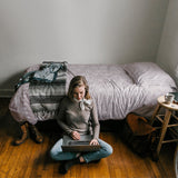 Pink Lace Pattern comforter sets pillowcase - LeobonZone
