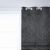 Brown Lace Pattern Window Curtains - LeobonZone