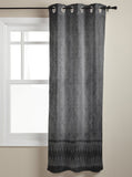 Brown Lace Pattern Window Curtains - LeobonZone