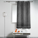 Brown Lace Pattern Window Curtains - LeobonZone