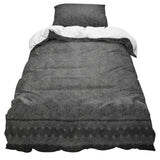Brown Lace Pattern comforter sets pillowcase - LeobonZone