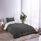 Brown Lace Pattern comforter sets pillowcase - LeobonZone