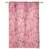 Japanese Cherry Blossom Blackout Window Curtains - LeobonZone