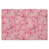 Japanese Cherry Blossom Leather Mat Soft Non-Slip Waterproof  Doormat - LeobonZone