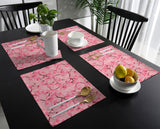 Japanese Cherry Blossom Personalized Table Placemats - LeobonZone