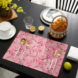 Japanese Cherry Blossom Personalized Table Placemats - LeobonZone