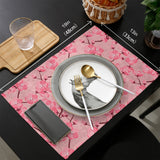 Japanese Cherry Blossom Personalized Table Placemats - LeobonZone