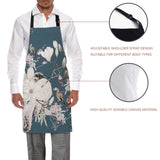 Bird painting in Chinese style Personalized Canvas Apron - LeobonZone