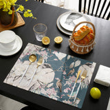 Bird Painting In Chinese Style Personalized Table Placemats - LeobonZone