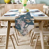 Bird painting in Chinese style Table Runner Place Mats - LeobonZone