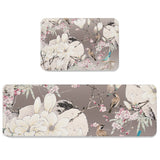 Flowers And Birds In China Circular Angle Felt Carpets Two piece set - LeobonZone