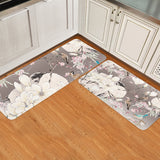 Flowers And Birds In China Circular Angle Felt Carpets Two piece set - LeobonZone