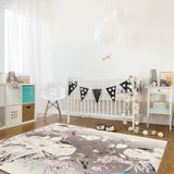 Flowers And Birds In China Right Angle Felt Rugs - LeobonZone