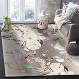 Flowers And Birds In China Right Angle Felt Rugs - LeobonZone