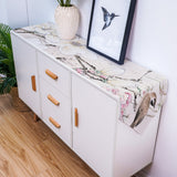 Bird painting in Chinese style Table Runner Place Mats - LeobonZone