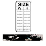 Bird painting in Chinese style Black Rectangle Tablecloth - LeobonZone