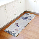 Chinese Ink Painting Leather Mat Soft Non-Slip Waterproof  Doormat - LeobonZone