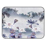 Chinese Ink Painting Sponge Rillet Rubber Rugs - LeobonZone