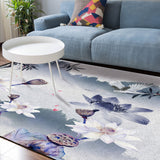 Chinese Ink Painting Sponge Rillet Rubber Rugs - LeobonZone