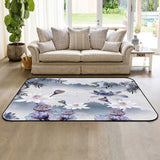 Chinese Ink Painting Sponge Rillet Rubber Rugs - LeobonZone