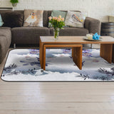 Chinese Ink Painting Sponge Rillet Rubber Rugs - LeobonZone