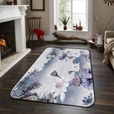 Chinese Ink Painting Sponge Rillet Rubber Rugs - LeobonZone