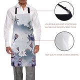 Chinese Ink Painting Personalized Canvas Apron - LeobonZone