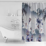 Chinese Ink Painting Waterproof Durable Shower Curtain - LeobonZone