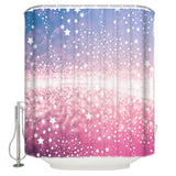 Brilliant Stars Waterproof Durable Shower Curtain - LeobonZone