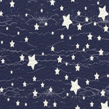 Dark Blue Star Leather Mat Soft Non-Slip Waterproof  Doormat - LeobonZone