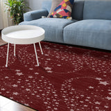 Retro Stars Sponge Rillet Rubber Rugs - LeobonZone
