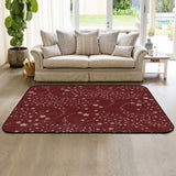 Retro Stars Sponge Rillet Rubber Rugs - LeobonZone