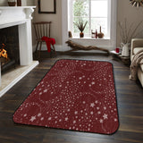 Retro Stars Sponge Rillet Rubber Rugs - LeobonZone