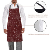 Retro Stars Personalized Canvas Apron - LeobonZone
