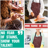 Retro Stars Personalized Canvas Apron - LeobonZone