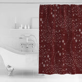 Retro Stars Waterproof Durable Shower Curtain - LeobonZone