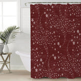 Retro Stars Waterproof Durable Shower Curtain - LeobonZone