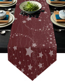 Retro Stars Table Runner Place Mats - LeobonZone