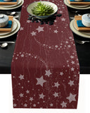 Retro Stars Table Runner Place Mats - LeobonZone