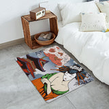 Japanese Artiste Leather Mat Soft Non-Slip Waterproof  Doormat - LeobonZone