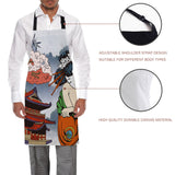 Japanese Artiste Personalized Canvas Apron - LeobonZone