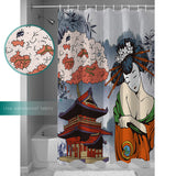 Japanese Artiste Waterproof Durable Shower Curtain - LeobonZone