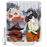 Japanese Artiste Waterproof Durable Shower Curtain - LeobonZone