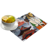 Japanese Artiste Personalized Table Placemats - LeobonZone