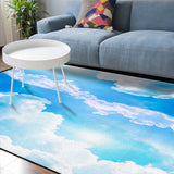 Blue Sky Sponge Rillet Rubber Rugs - LeobonZone
