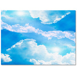 Blue Sky Right Angle Felt Rugs - LeobonZone
