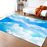Blue Sky Right Angle Felt Rugs - LeobonZone