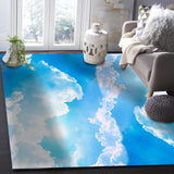 Blue Sky Right Angle Felt Rugs - LeobonZone